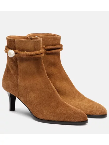 Велурени боти до глезена Isabel Marant кафяво