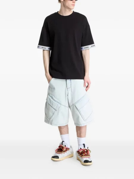 Tricou Hugo cu autograf negru
