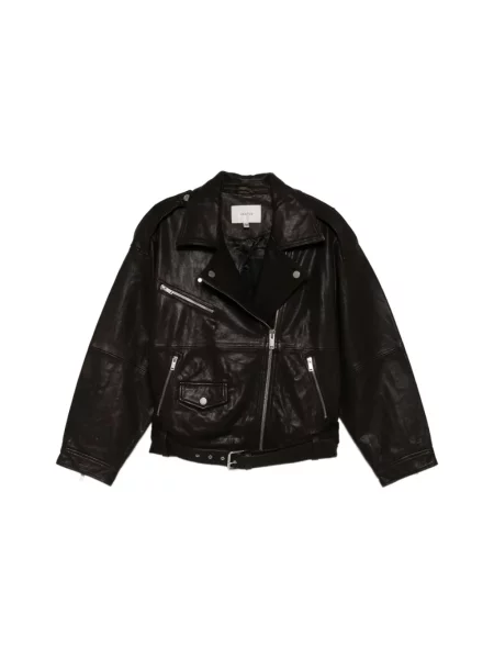 Kurtka skórzana Gestuz brązowa