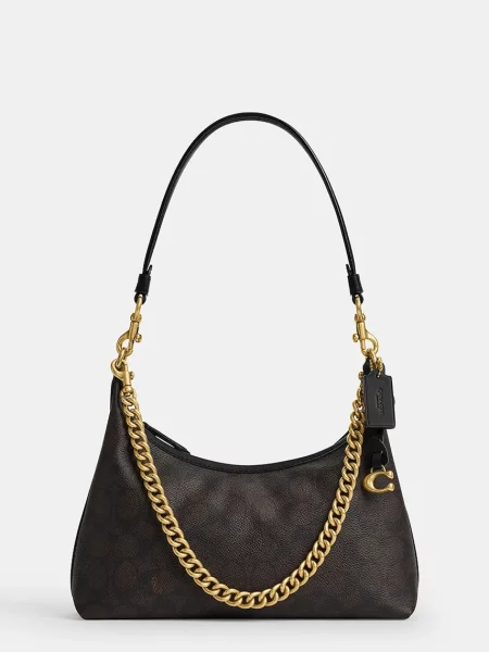 Coach geantă pentru femei din piele Juliet Shoulder Bag 25 negru