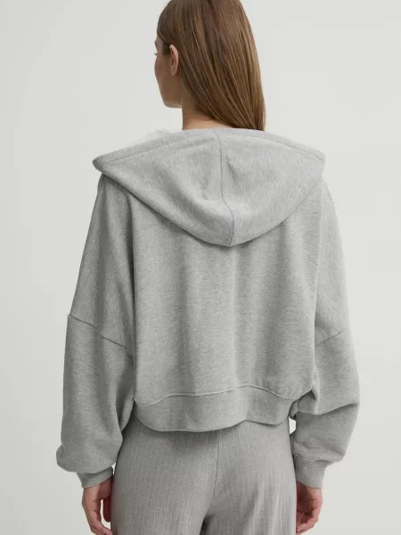 Mikina adidas Originals Essential s kapucí melanžová šedá