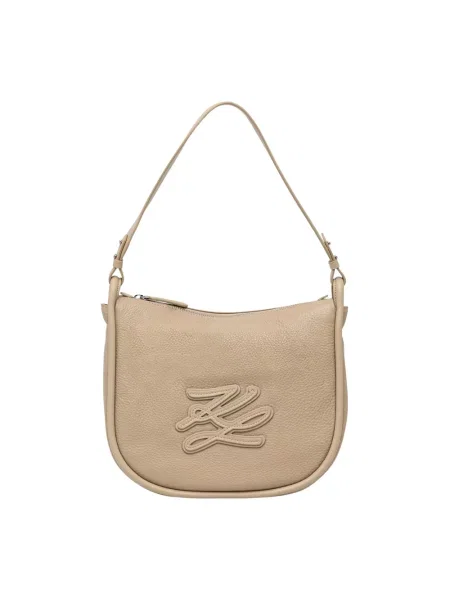 Karl Lagerfeld torebka K/AUTOGRAPH beżowa