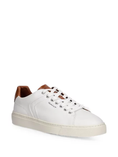 Sneakerși Gant din piele alb