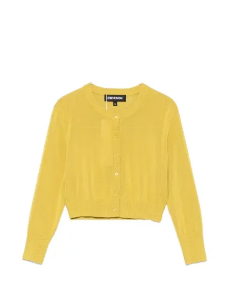 Decupat cardigan Eb Denim galben