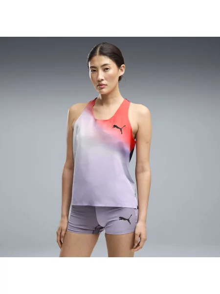 PUMA koszulka bez rękawów do biegania Lightspeed ULTRAWEAVE Graphic Odzież S szary