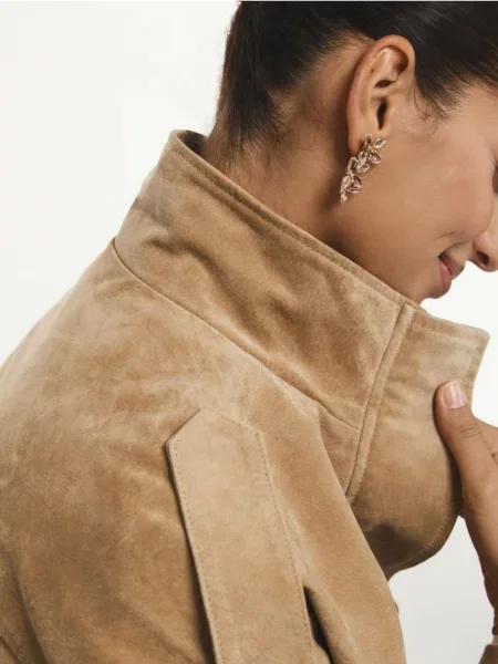 Серьги Reserved коричневые