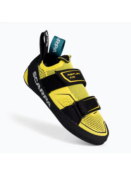 Buty wspinaczkowe dziecięce SCARPA Reflex Kid yellow/black czarne