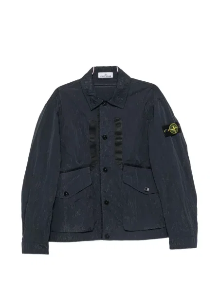 Geacă Stone Island cu strasuri albastru
