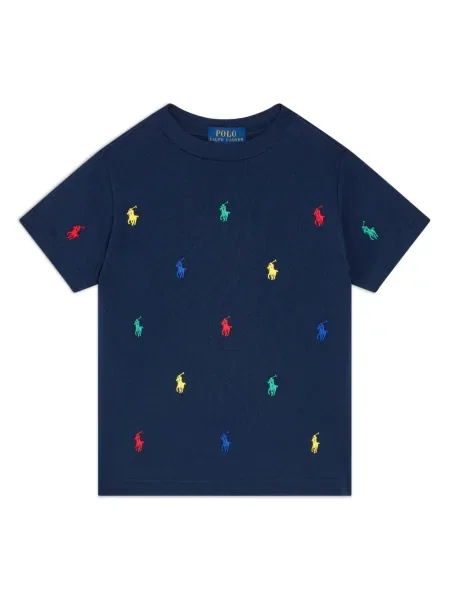 Koszulka polo dziecięca Polo Ralph Lauren niebieska
