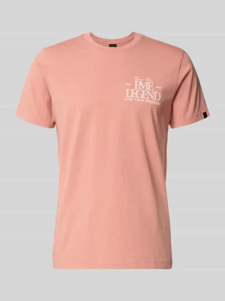 T-shirt z nadrukiem z logo i okrągłym dekoltem Pme Legend