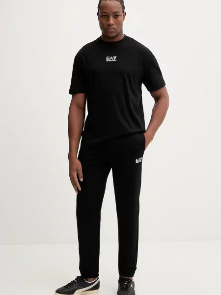 Kratka majica Emporio Armani črna