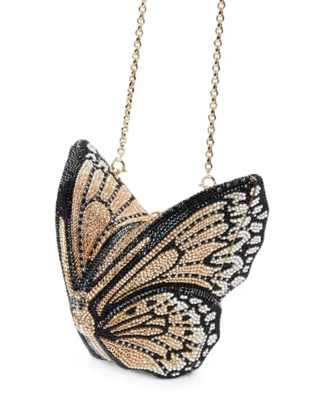 Geantă shopper Judith Leiber negru