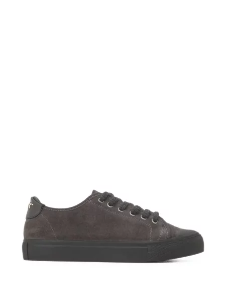Sneakerși Castaner din piele de căprioară maro