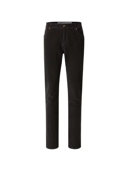 Pantaloni Richard J. Brown de catifea cord maro