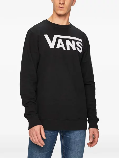 Lung hanorac Vans cu autograf negru