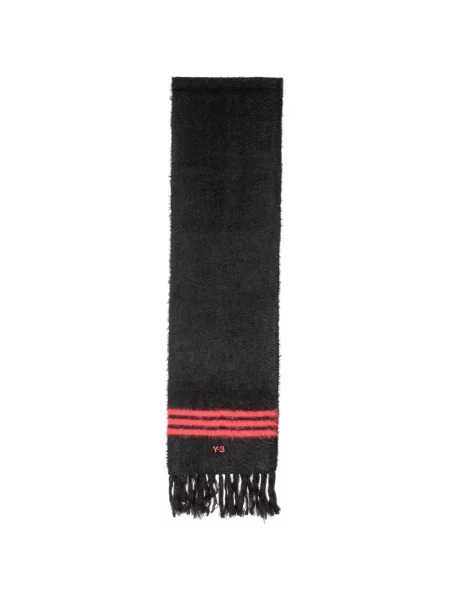 Fular Y-3 cu dungi negru