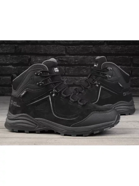 Buty trekkingowe Jack Wolfskin SUNSET HIKE TEXAPORE MID czarne
