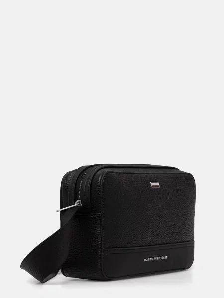 TOMMY HILFIGER Geantă de umăr CENTRAL' negru