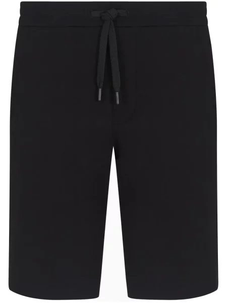 Pantaloni scurți Armani Exchange cu imagine negru