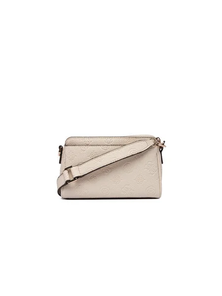 Guess Kabelka Cresidia II Mini Écru biela