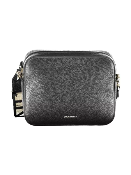 Torebka crossbody Coccinelle skórzana czarna
