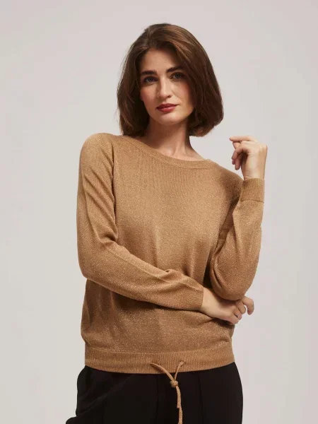 Pulover Marisse cu legături negru