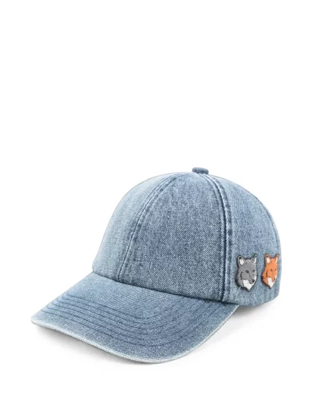 Șapcă Maison Kitsune albastru