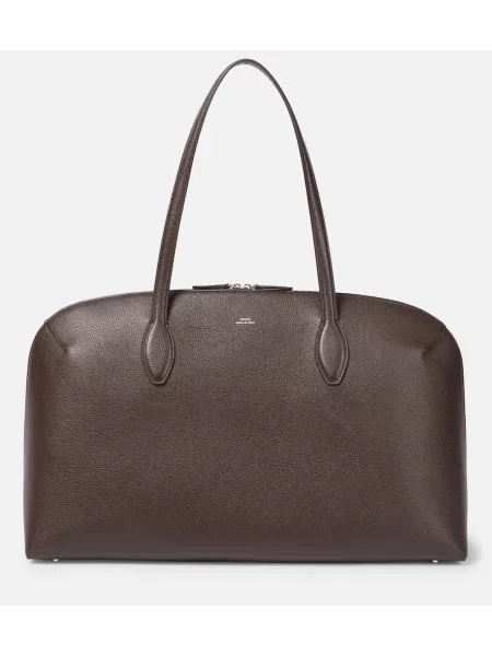 Usnjena torbica Toteme rjava