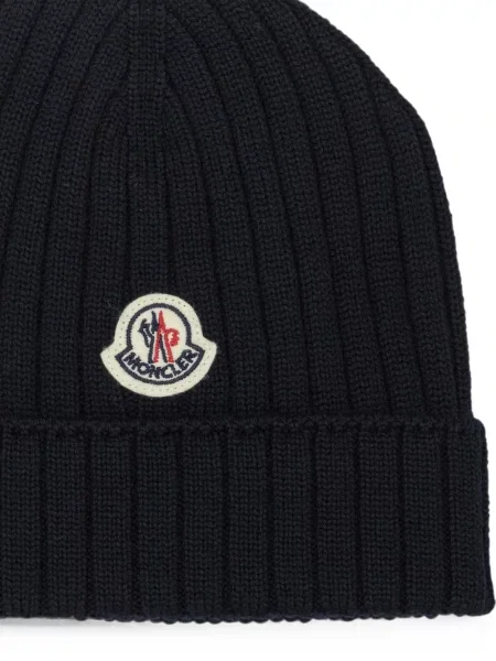 Dětské čepice Moncler Grenoble modrý