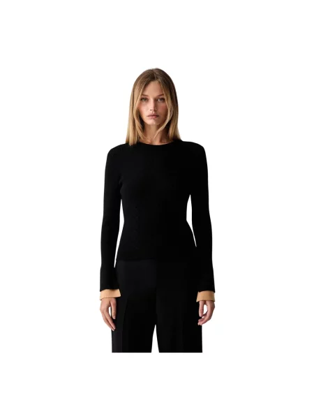 Sweter Twinset czarny