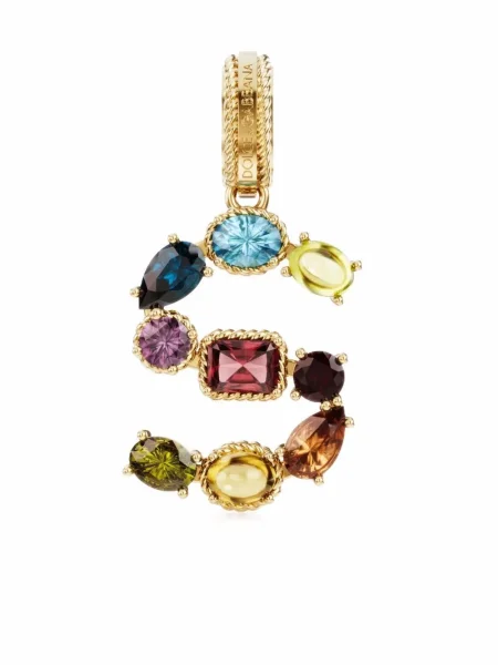 Pandantiv Dolce & Gabbana Rainbow cu strasuri galben