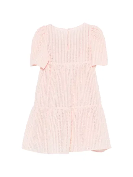 Dětské šaty Emporio Armani růžové