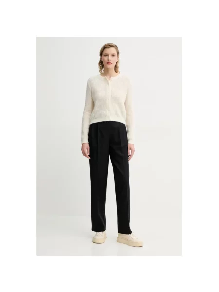 A.P.C. kardigan z domieszką wełny cardigan milo lekki beżowy