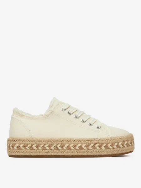 Espadryle beżowe