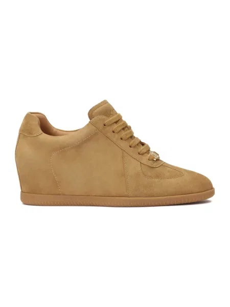 Sneakersy Kazar zamszowe brązowe