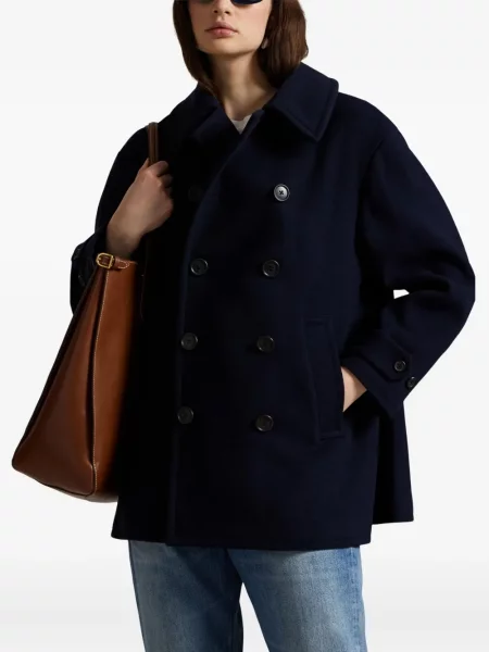 Căciulă Polo Ralph Lauren cu broderie tricotate de costum albastru