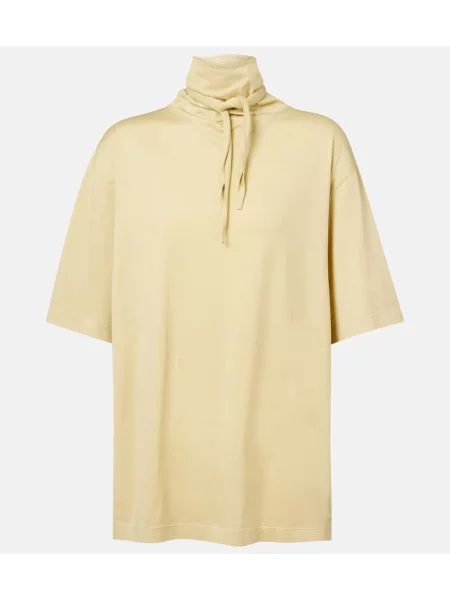 Tricou Lemaire din jerseu galben