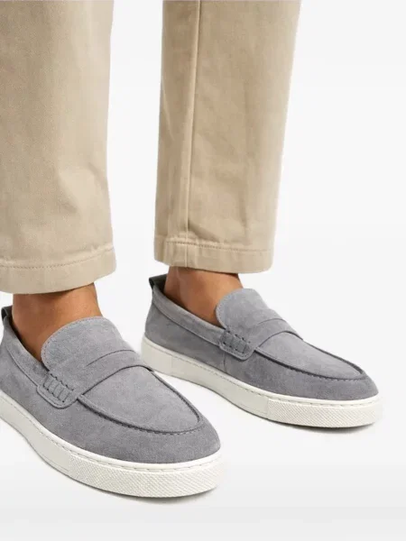 Loafersy Poche Paris szare