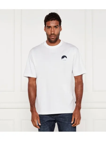 BOSS Tricou Te_Move alb