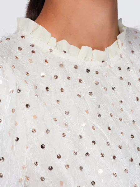 Bluza Ombre bijela
