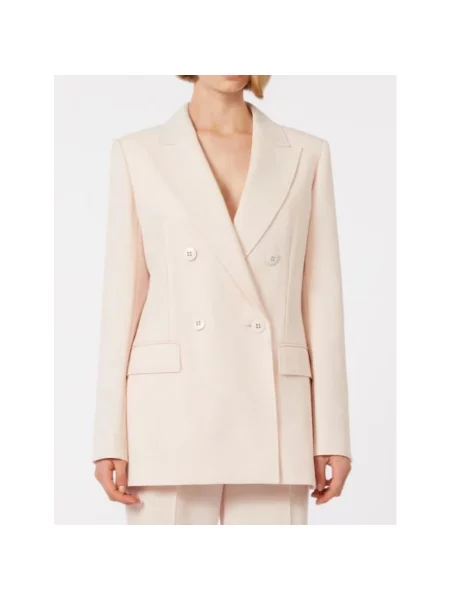 Marynarka Max Mara Studio dwurzędowa różowa