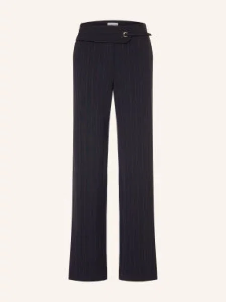 Claudie Pierlot Spodnie Typu Marlena blau granatowe