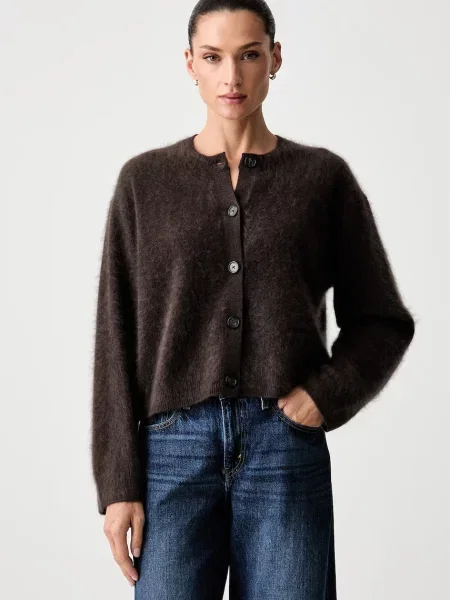 Marc O'Polo cardigan pentru femei din lână maro
