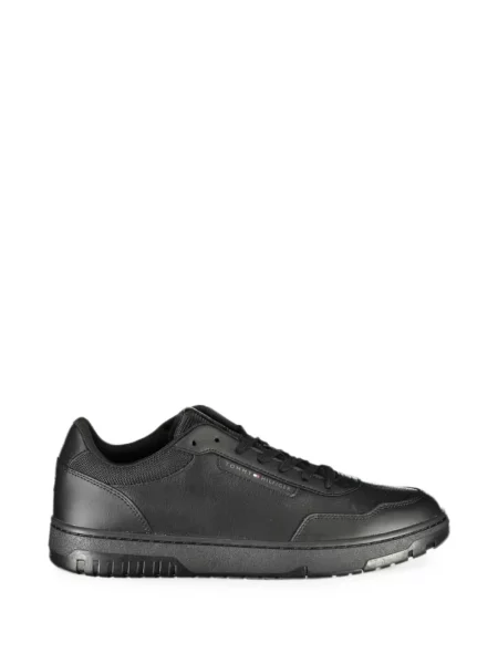 Sneakerși Tommy Hilfiger cu autograf negru