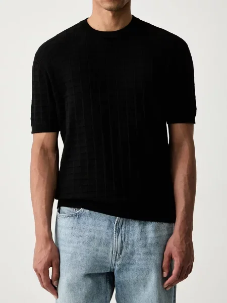 Póló Armani Exchange fekete