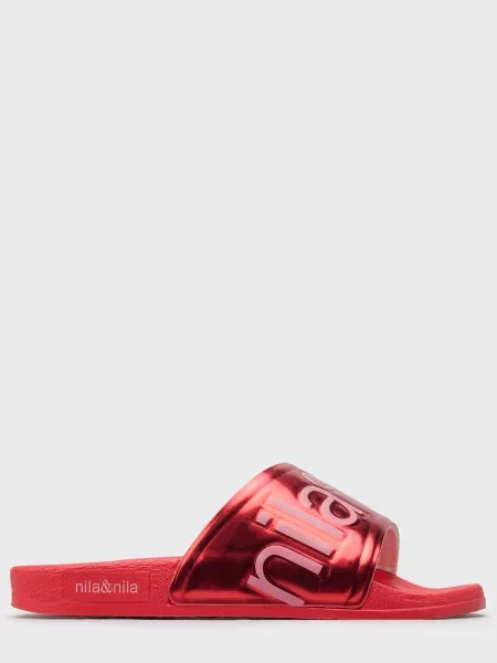 Шлепанцы Nila & Nila красные