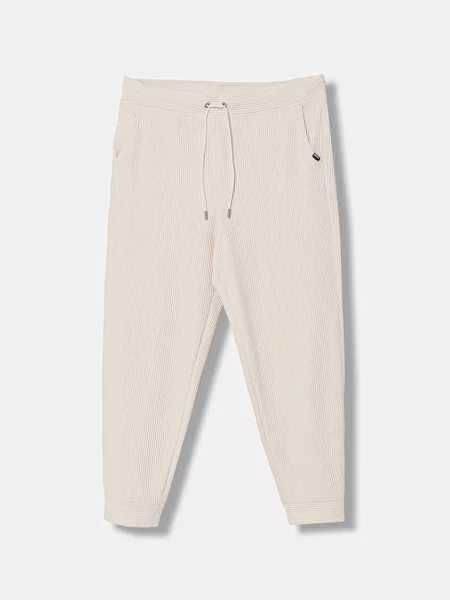 Спортивні штани Dkny однотонні бежевий