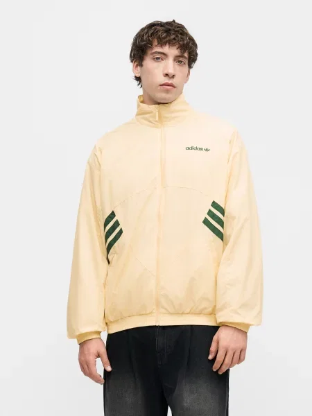 ADIDAS ORIGINALS Prechodná bunda Munich šampanské / smaragdová