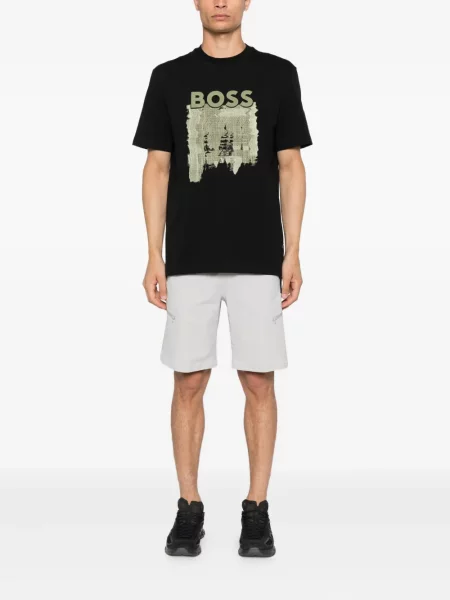Tricou Boss cu imagine negru