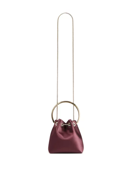 Geantă bucket Jimmy Choo maro